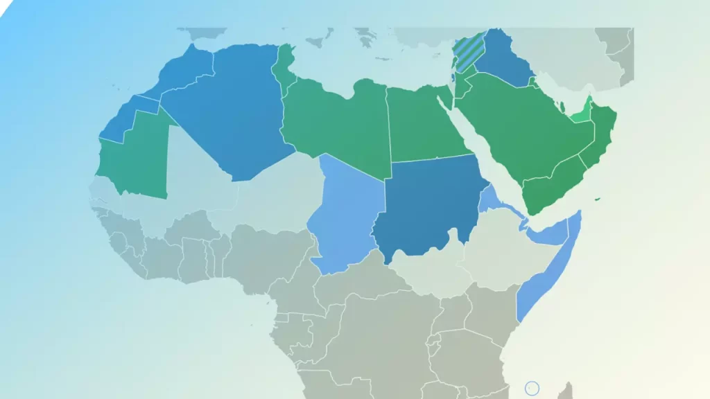 انتشار اللغة العربية في العالم العربي