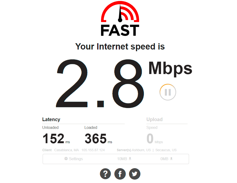 موقع fast.com