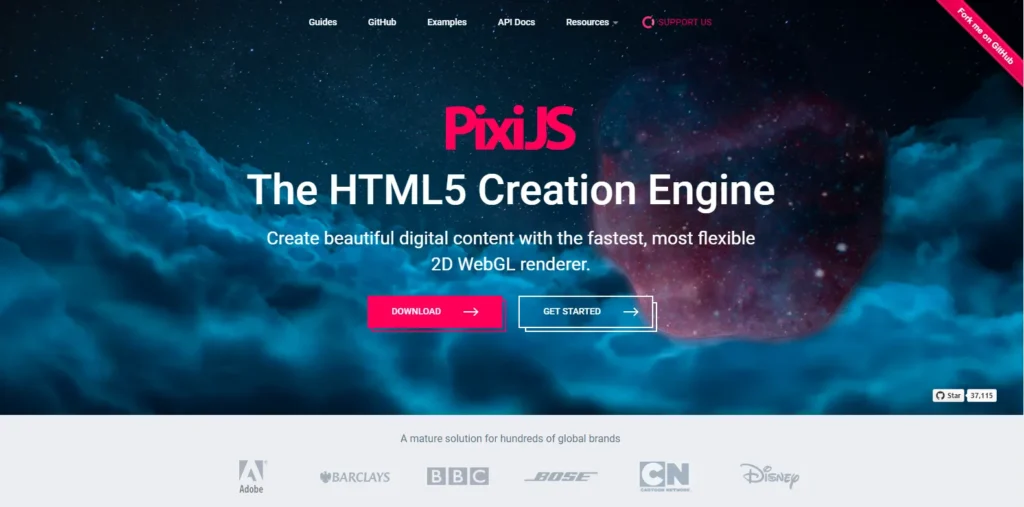 محرك PixiJS