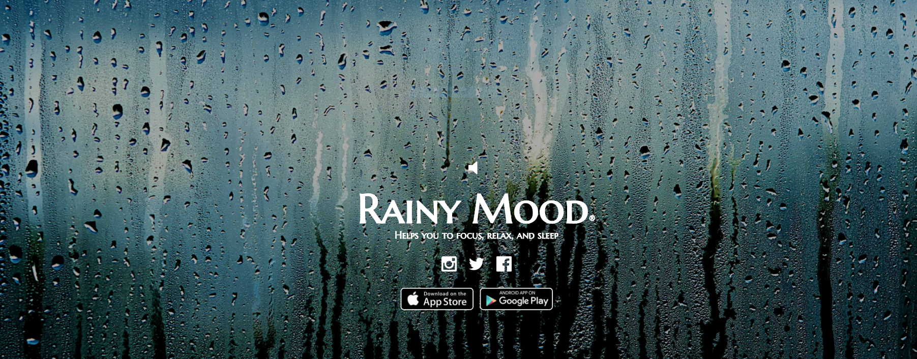 rainy mood app