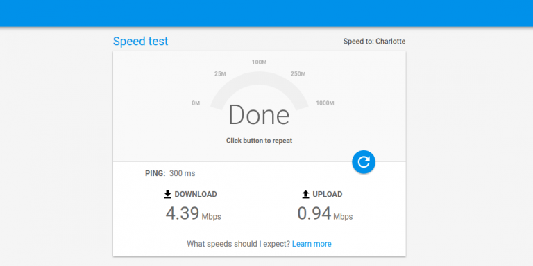 قياس سرعة الإنترنت مع Google Fiber