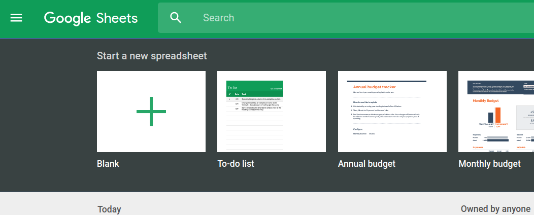 google spreadsheet chart 1