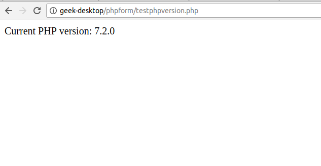 php version step 1