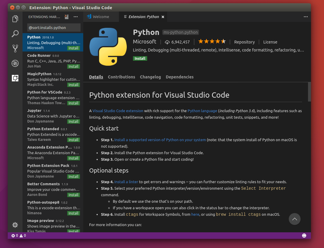 Visual Studio Code step 2