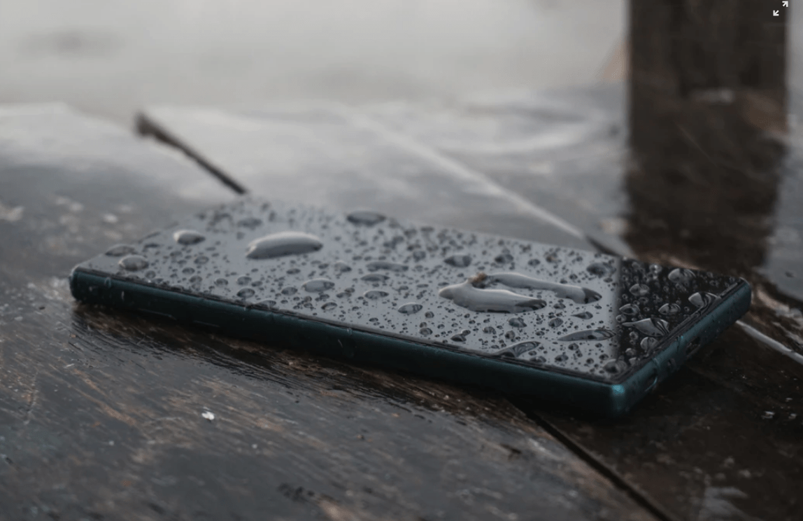 water damaged phone