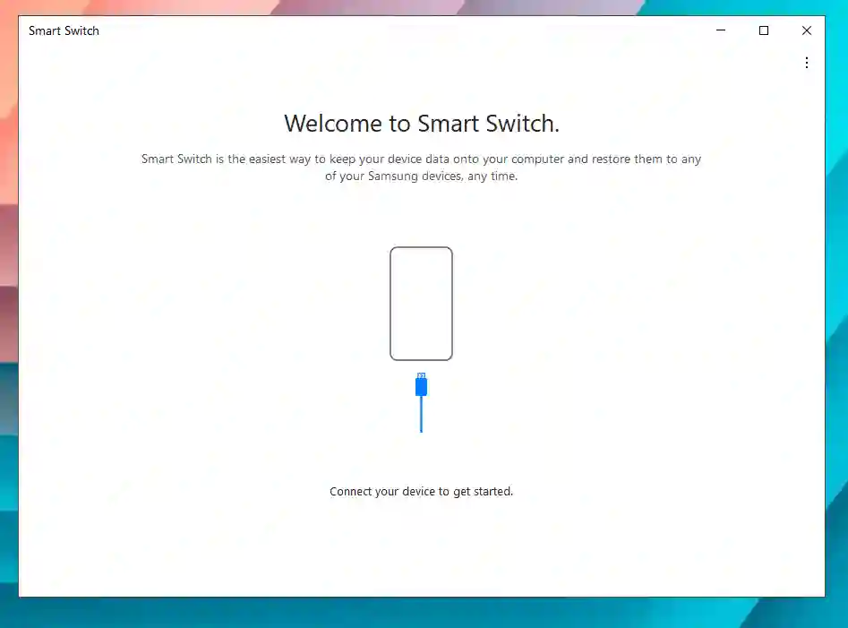 برنامج Samsung Smart Switch