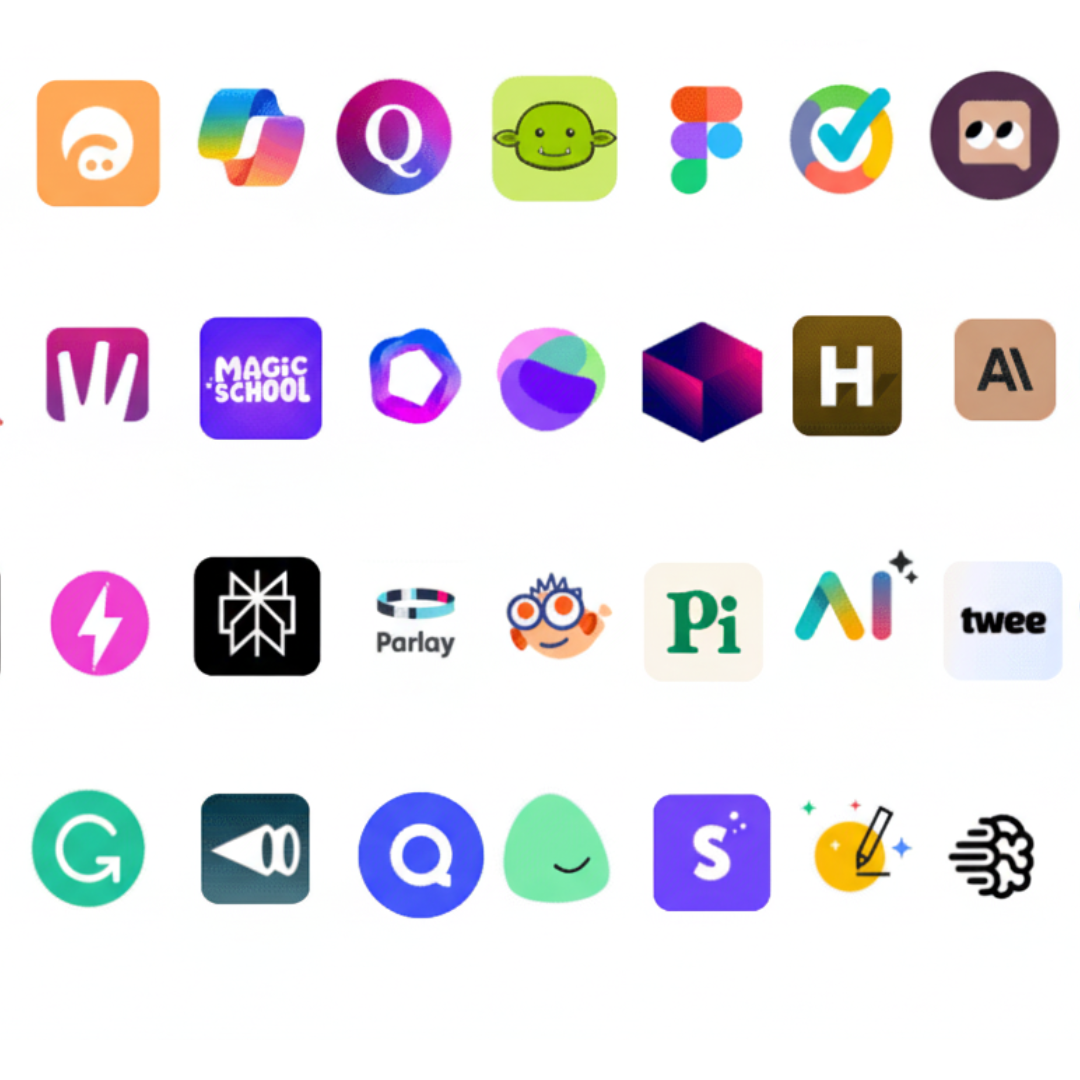 Forty AI tools designed to support teachers and educators in enhancing classroom learning and productivity.